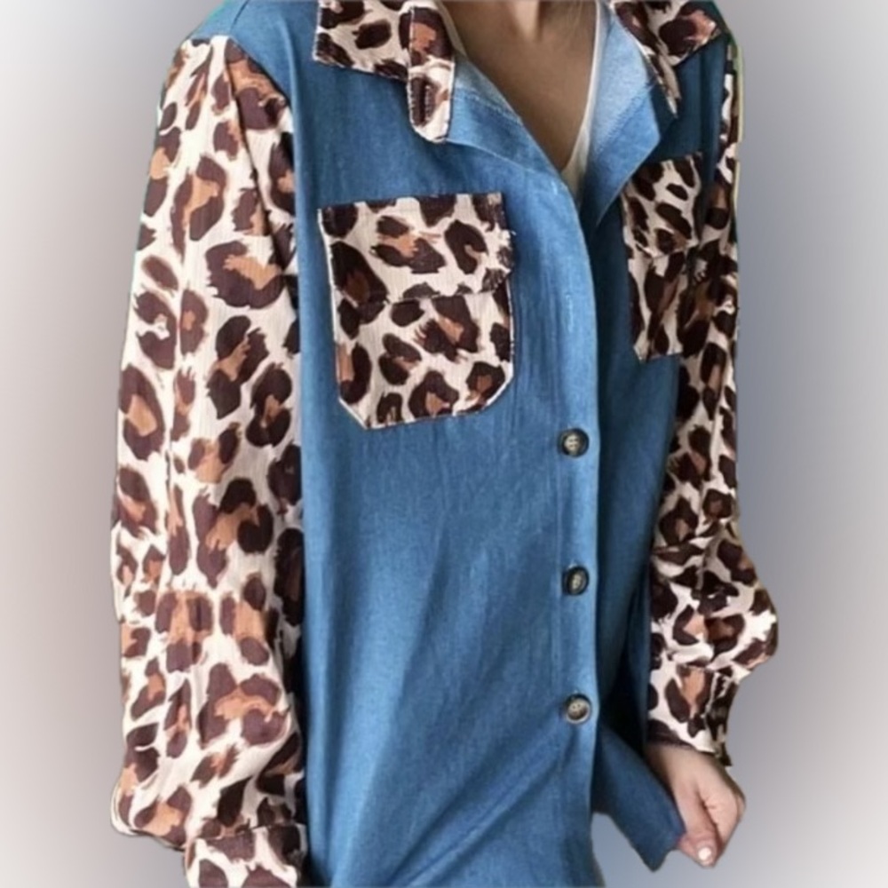 NWT Sterling Kreek XL Kitty Up Shacket